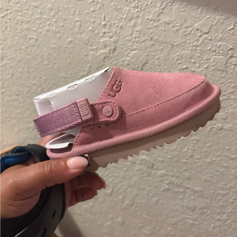 UGG Toddler  Pink Suede Clog